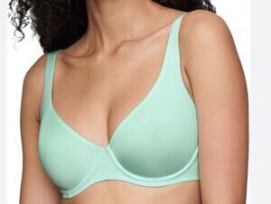 Cuup Bra The Scoop Size 44C Underwire Adjustable Aqua